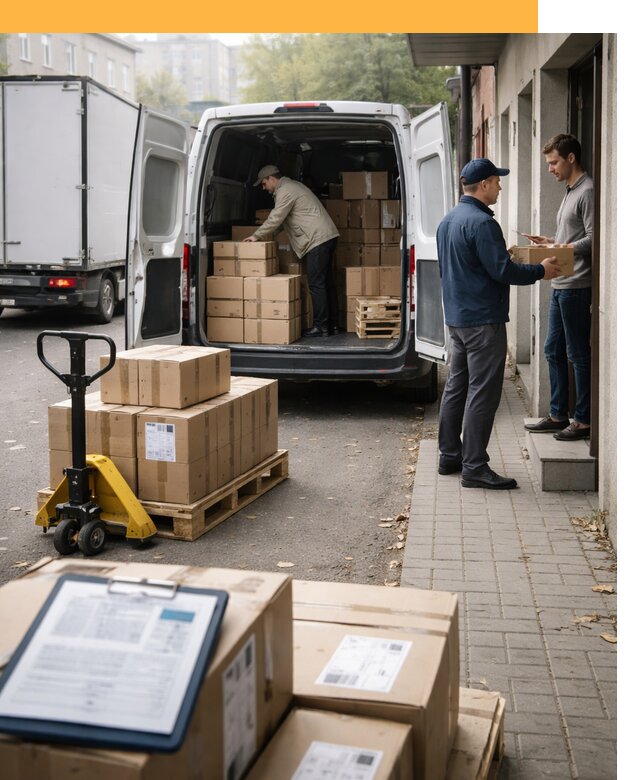 Доставка грузов от двери до двери с таможней от 46445 руб.