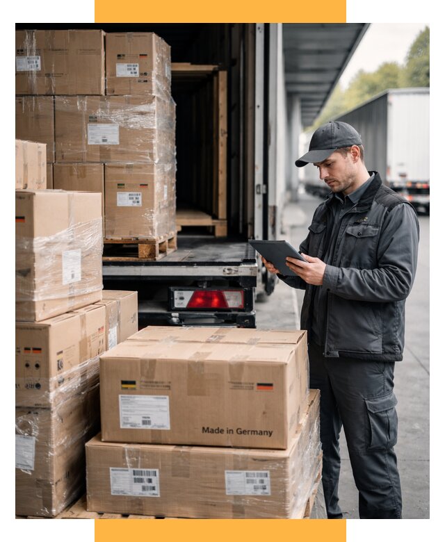 Доставка грузов из Германии от 46445 р. быстро - СетСервис-Сев