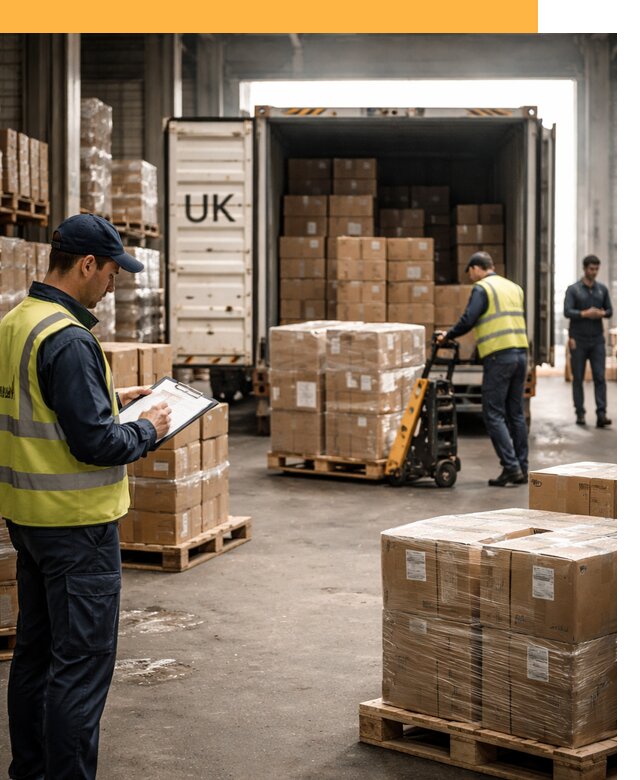 Доставка грузов из Великобритании с таможенным оформлением от 12901