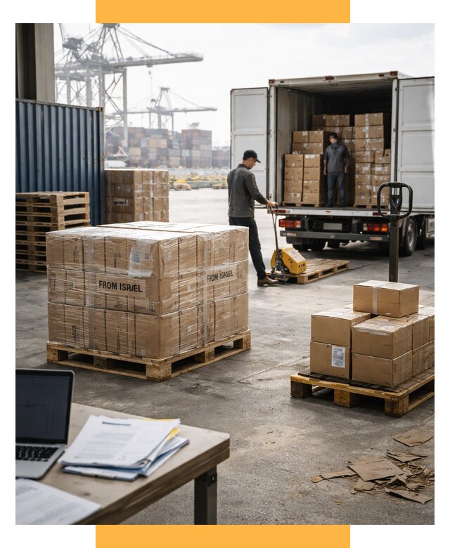 Доставка грузов из Израиля от 15482 р., логистика от СетСервис-Сев