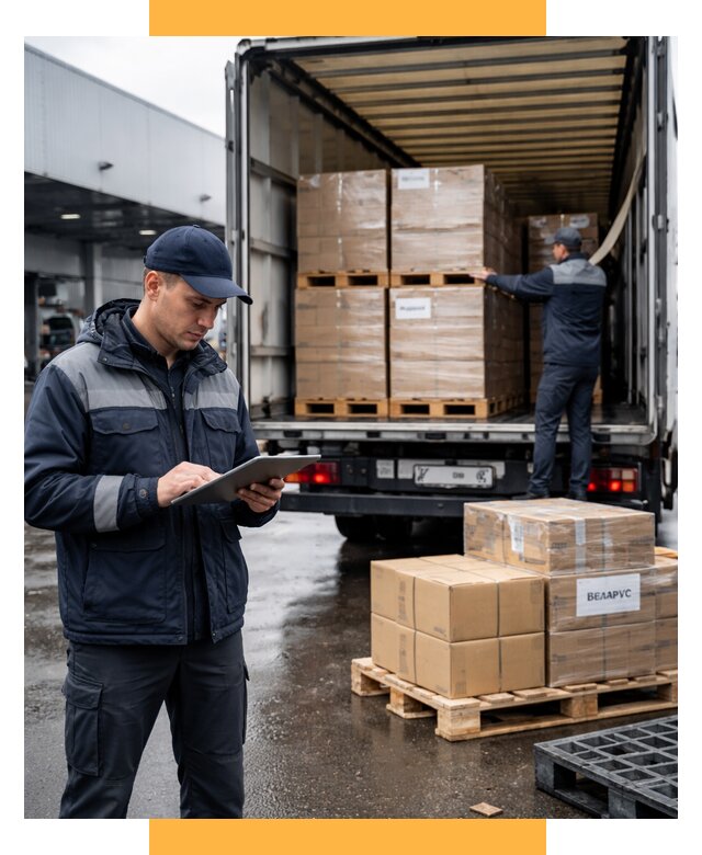 Доставка грузов из Беларуси от 15482 р. логистика СетСервис-Сев