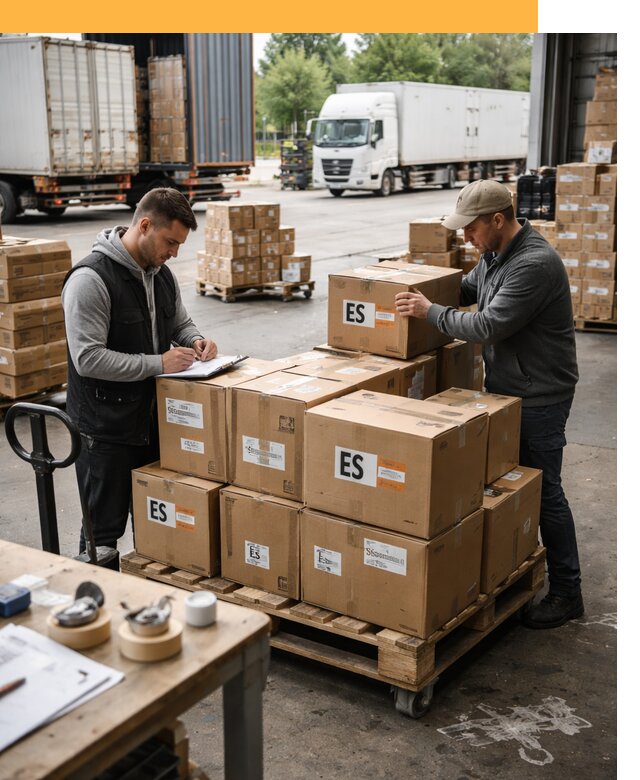 Доставка грузов в Испанию автотранспортом от 36124 руб