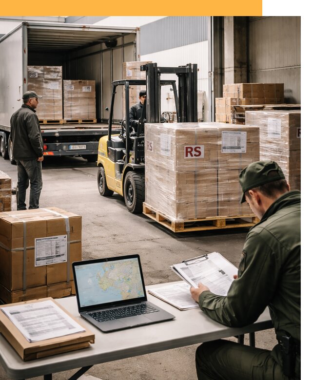 Доставка грузов в Сербию от 46445 руб, международные перевозки