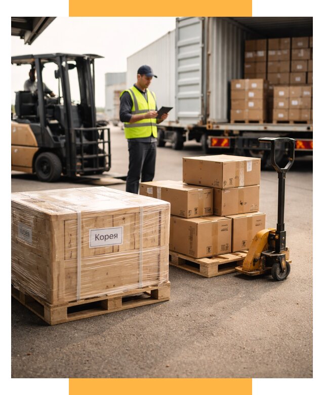 Доставка грузов в Корею из России от 36124 р. | СетСервис-Сев