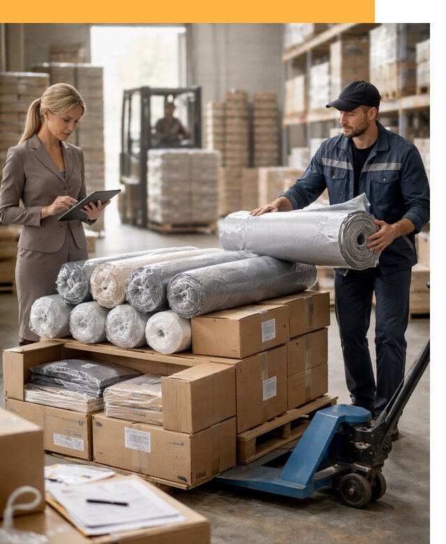 Перевозка текстиля по миру от 15482 руб. с таможней и страхованием