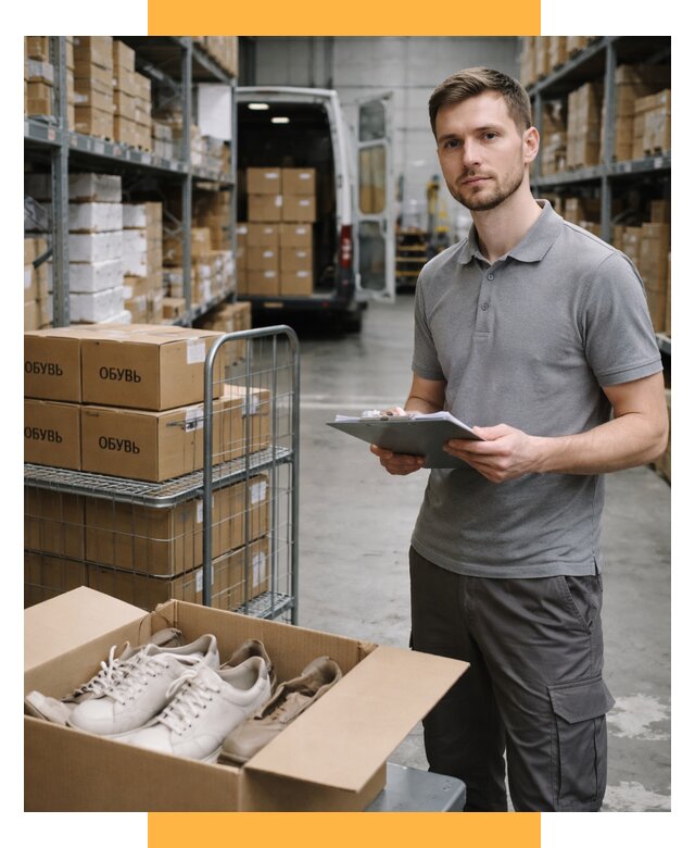 Доставка обуви из Китая и Турции от 4644 р. СетСервис-Сев