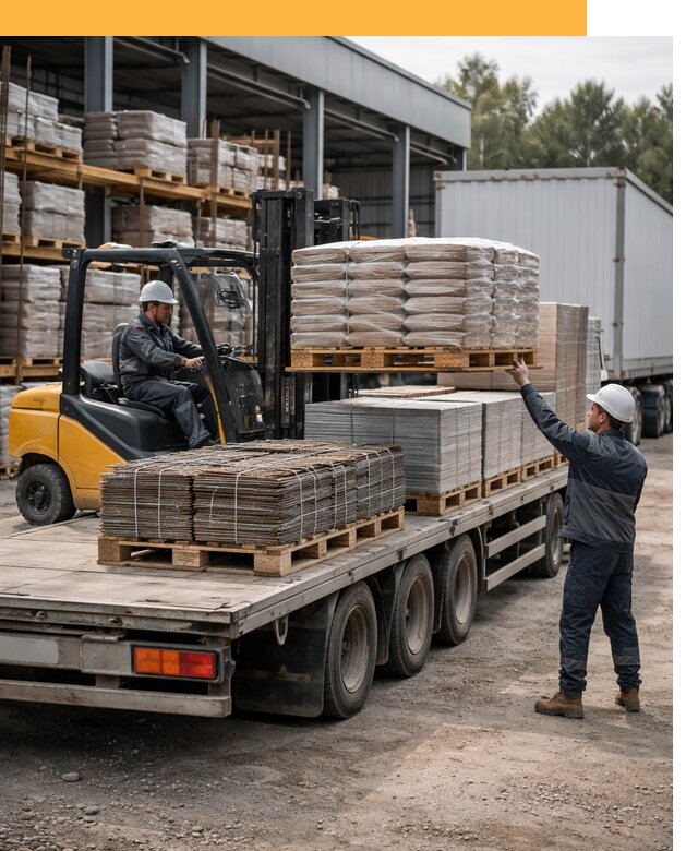 Перевозка строительных материалов по миру от 5677 руб