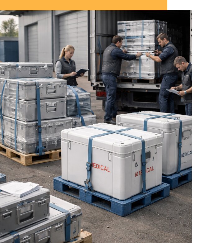 Перевозка медицинского оборудования по всему миру от 15482 руб