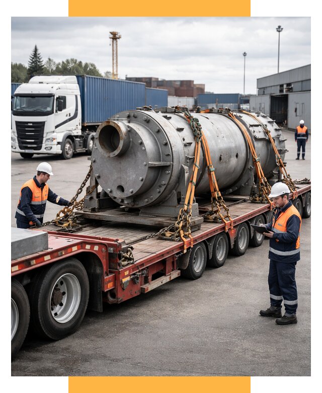 Перевозка тяжеловесных грузов под ключ от 154815 р. | СетСервис-Сев