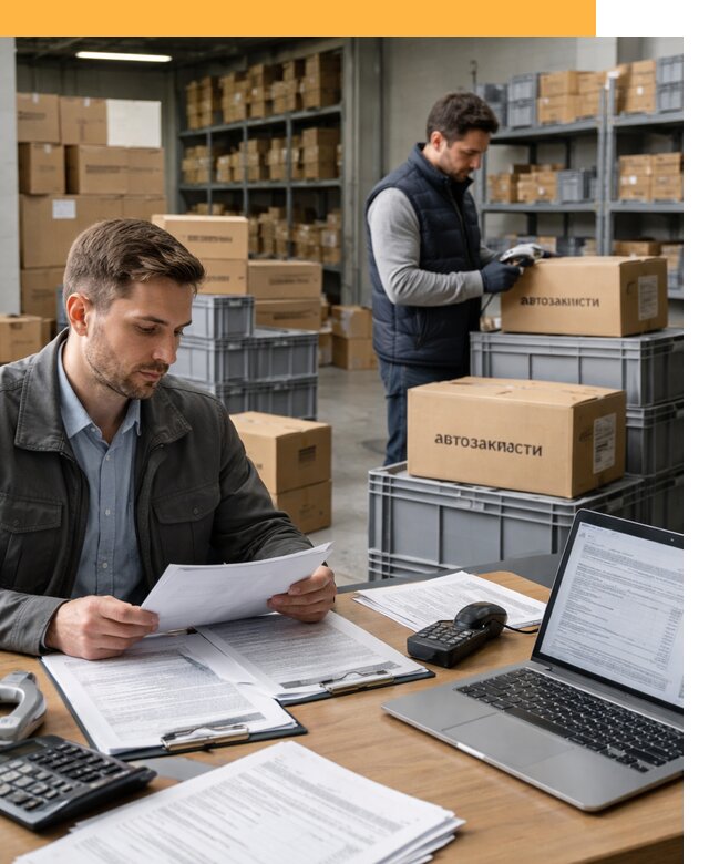 Таможенное оформление автозапчастей по выгодным тарифам от 8773