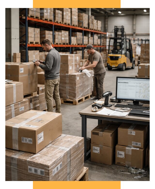 Склад консолидации в Европе от 6709 р., услуги СетСервис-Сев