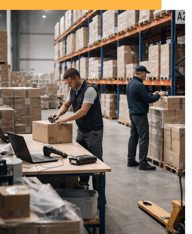 Склад консолидации в Европе: хранение, сортировка от 6709